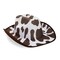 Zodaca Western Cowboy Hat - Cow Print Pattern & EVA Velvet - Adjustable Elastic Chin Strap & Lightweight Construction - Rodeo Festival Party Costume Accessory - Brown & White, Adult Size, Pack of 1